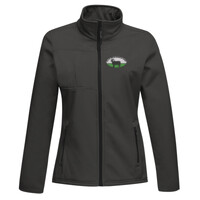 Black Welsh Mountain Sheep Society ladies softshell jacket